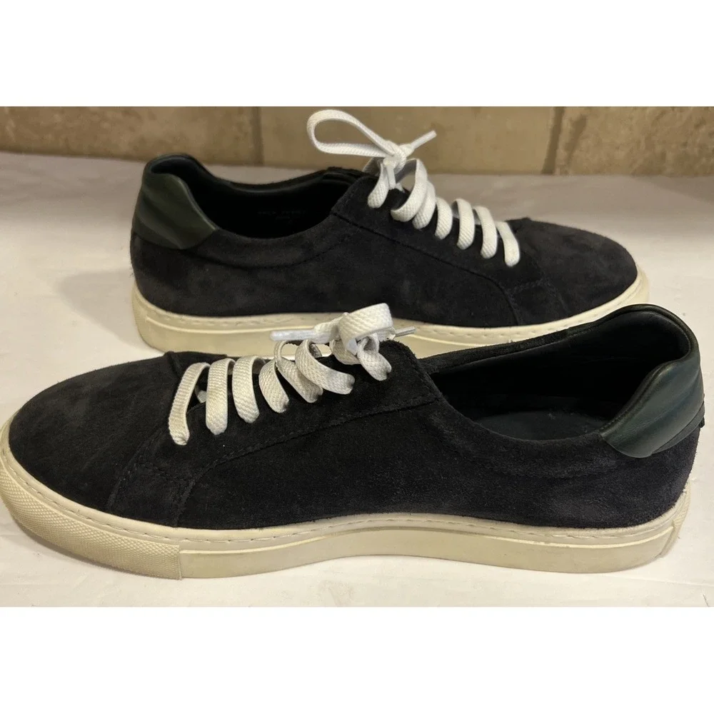 Milwaukee Boot Co Falk Leather Suede Lace Sneaker 20507-415 Black Men's Sz. 9.5M